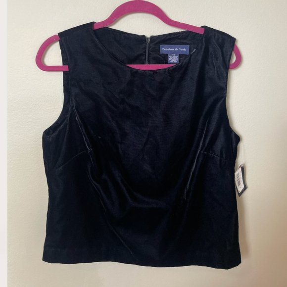 ⭐️ Velvet Modern Minimalist Chic Glam Romantic Classy Boxy Party Elegant Blouse - Picture 2 of 6